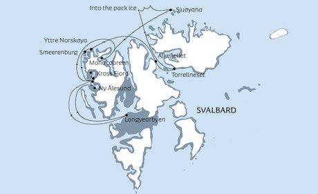 Map for Svalbard - Last Stop Before the North Pole