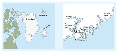 Map for Expedition East Greenland & the Westman Islands