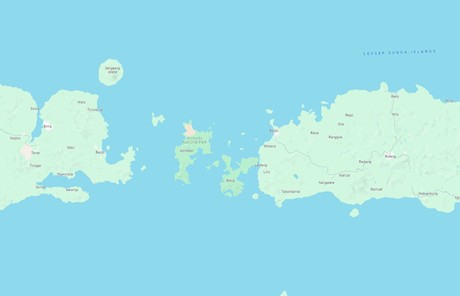 Map for Komodo National Park Kayak and Liveaboard - Indonesia Sailing Cruise