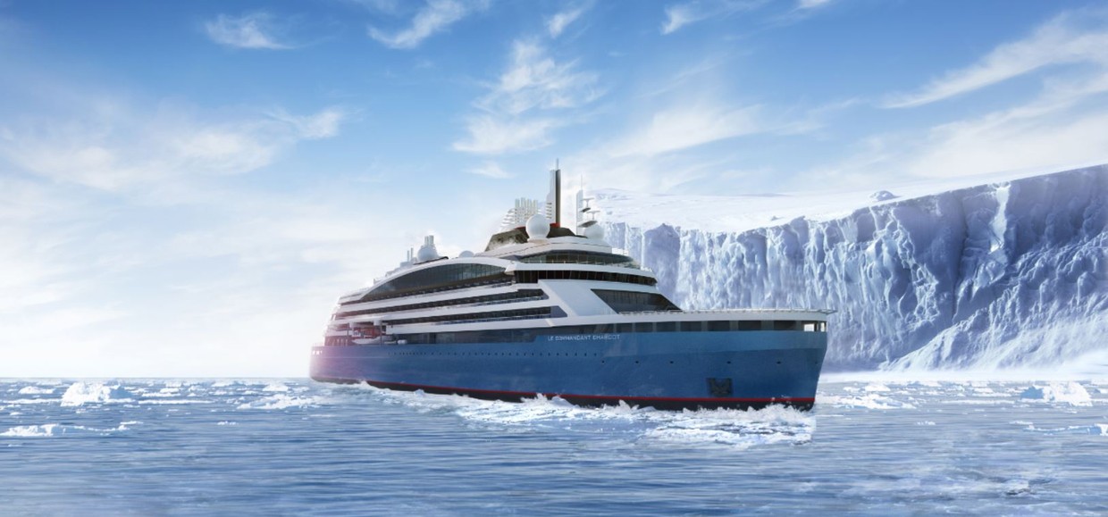 The Geographic North Pole aboard Brand New Hybrid-Electric Polar Ship