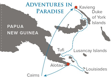 Map for Adventures in Paradise