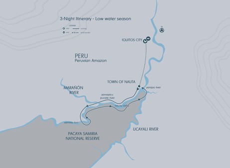 Map for Amazon Discovery Cruise