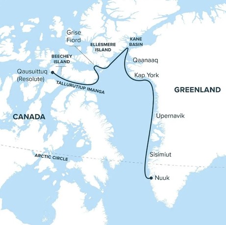 Map for High Arctic Expedition: Where Art Meets Land