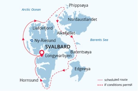 Map for Best of Svalbard