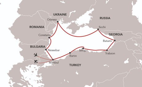 Map for Circumnavigation of the Black Sea (Serenissima)