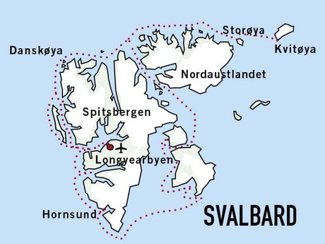 Map for Expedition Svalbard - An Extraordinary Adventure