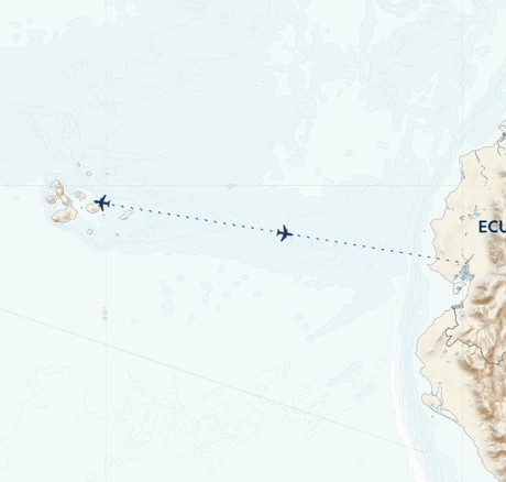 Map for Galápagos Escape: An 8-Day Small Ship Voyage