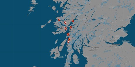 Map for Hebrides: The Sounds of Mull, Luing, Shuna & Jura (St Hilda)