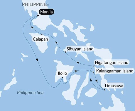 Map for In the Heart of the Visayas, the Preserved Soul of the Philippines