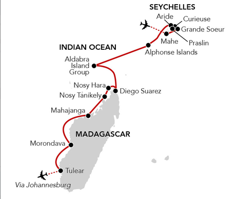 Map for Indian Ocean Stepping Stones