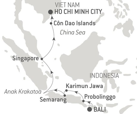 Map for Discovering the Islands of South-East Asia
