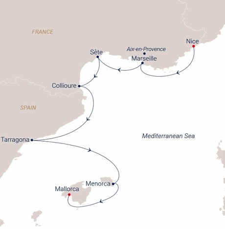 Map for Art, Culture And Mediterranean Lightness In The Glow Of Late Summer