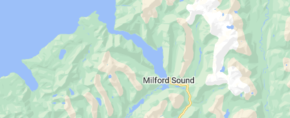 Map for Milford Sound Overnight Cruise