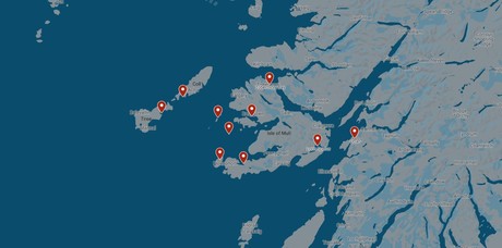 Map for Mull Odyssey Cruise: Staffa, Iona and the Ross of Mull
