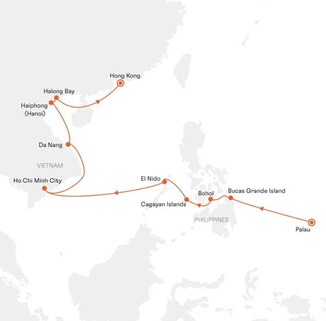 Map for Philippines and Vietnam: New Discoveries in Southeast Asia