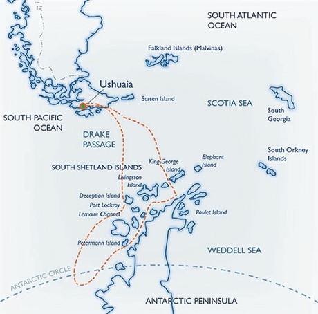 Map for Polar Circle Quest