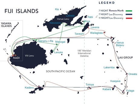 Map for Remote North Discovery Cruise