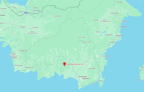 Map for Katingan River & Sebangau National Park - Borneo River Cruise