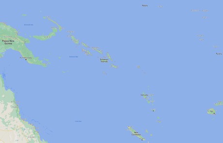 Map for Solomon Islands Sojourn
