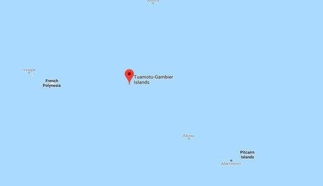 Map for Tuamotu & Gambier & Pitcairn Cruise - 2022