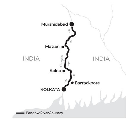 Map for Exploring West Bengal 